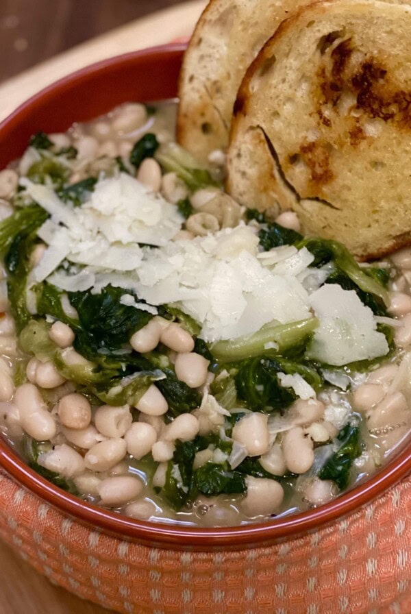 Escarole and Beans Main Photo Plated.