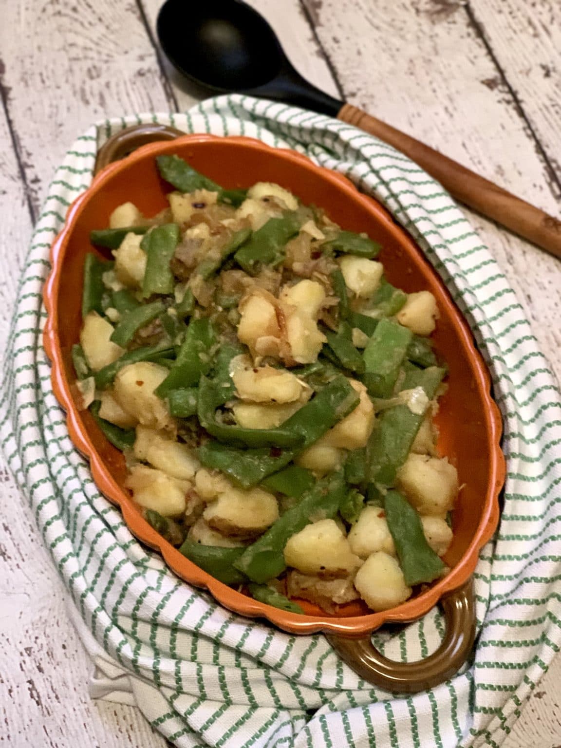 Italian Green Beans and Potatoes (an Italian American Recipe)