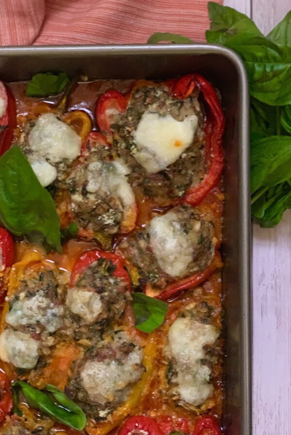 Italian Stuffed Peppers Finished