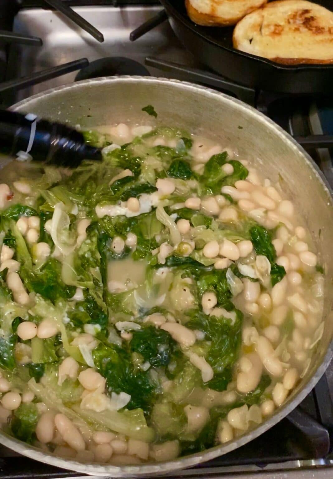 Greens and Beans (an Italian American, Comfort Food Recipe)