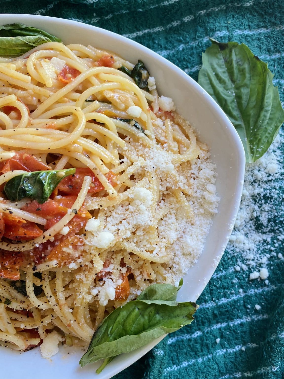 Pasta with Quick Grape Tomato Sauce Mangia with Michele
