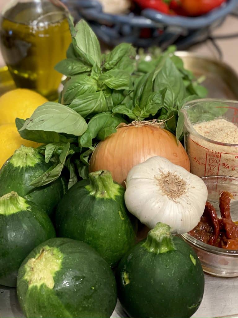 Stuffed Zucchini Ingredients