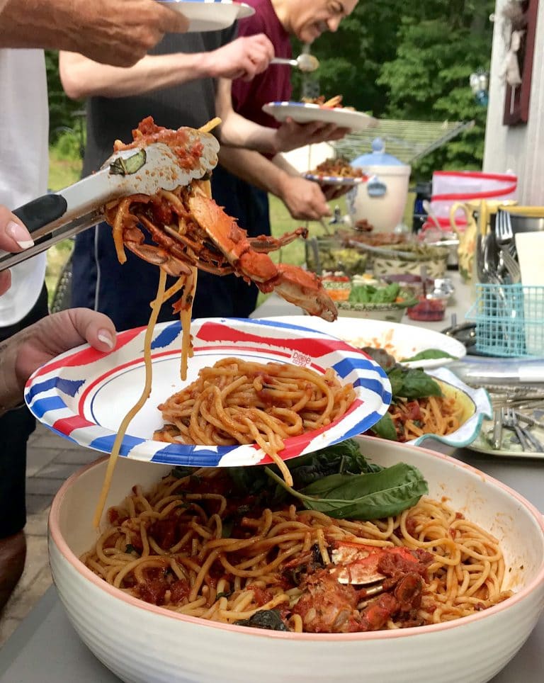 Spaghetti and Crabs , an ItalianAmerican recipe
