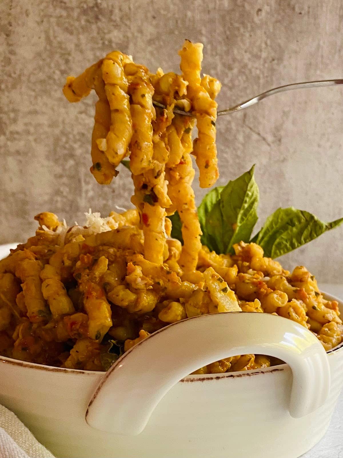Trapanese Pesto alla Siciliana with Busiate Pasta - Mangia with Michele