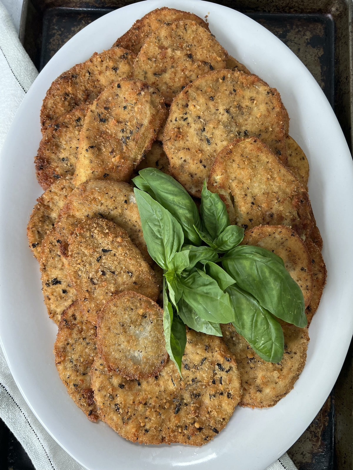 Eggplant Milanese Italian Fried Eggplant Cutlets Mangia with Michele