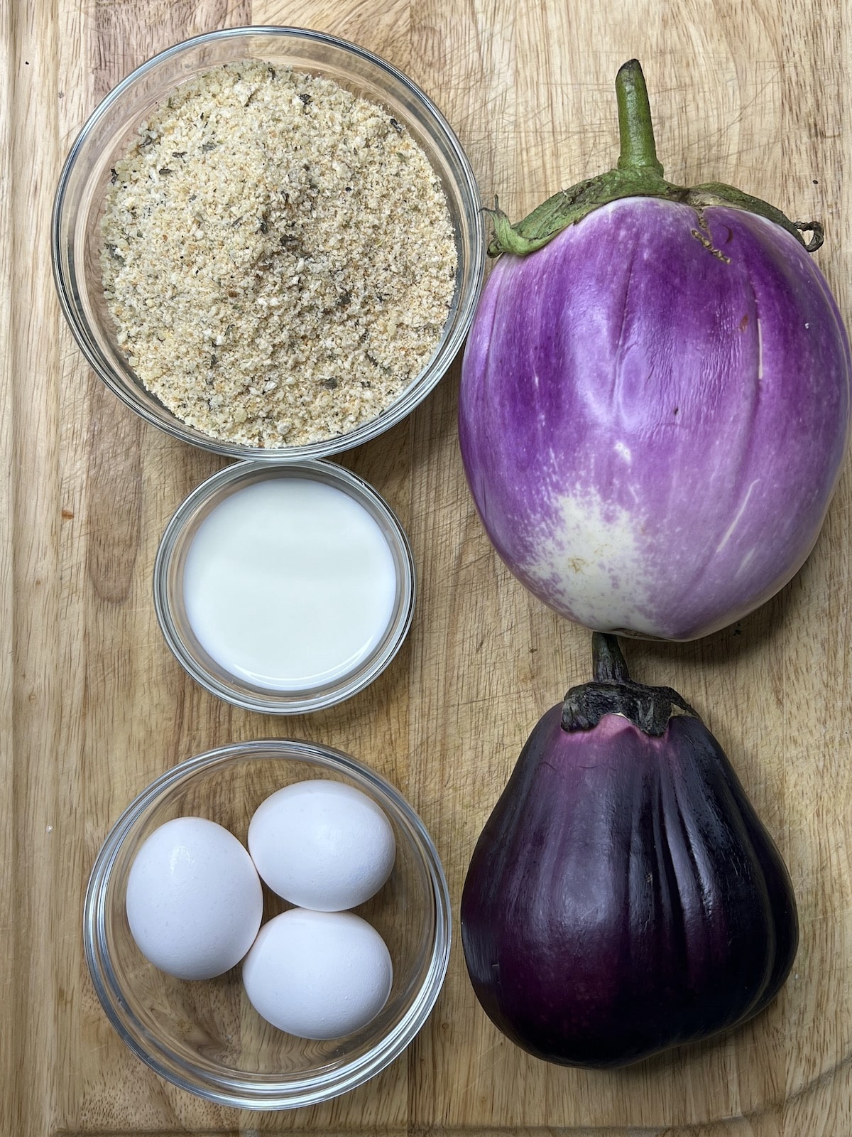 Eggplant Milanese Italian Fried Eggplant Cutlets Mangia with Michele