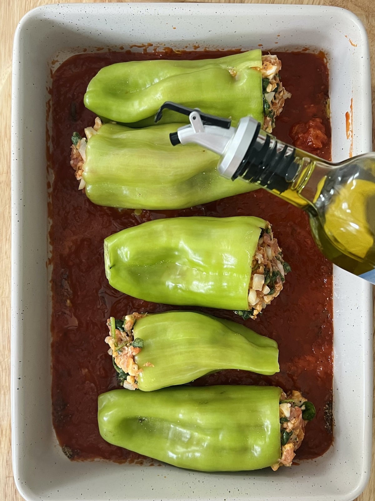 Sausage Stuffed Cubanelle Peppers without Rice2 Ways Mangia with Michele