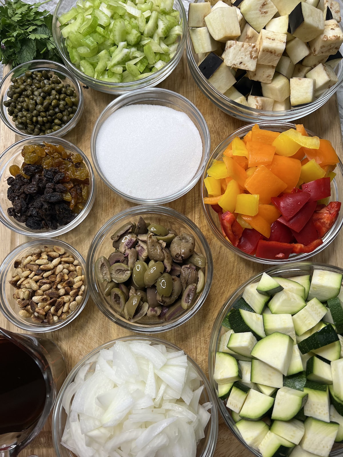 Vegetable Caponata without Tomatoes (Roasted) Mangia with Michele