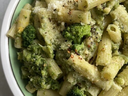 Italian Broccoli Pasta with Pecorino and Lemon