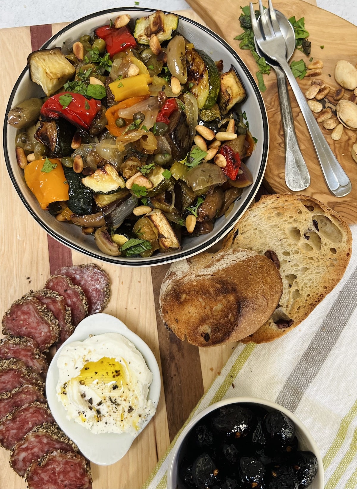 Vegetable Caponata without Tomatoes (Roasted) Mangia with Michele