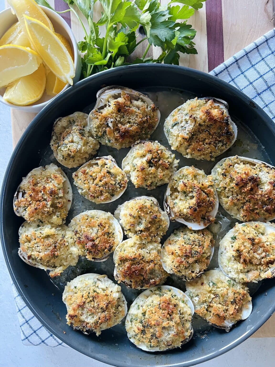 Clams Oreganata with Lemon Breadcrumbs (Italian American)