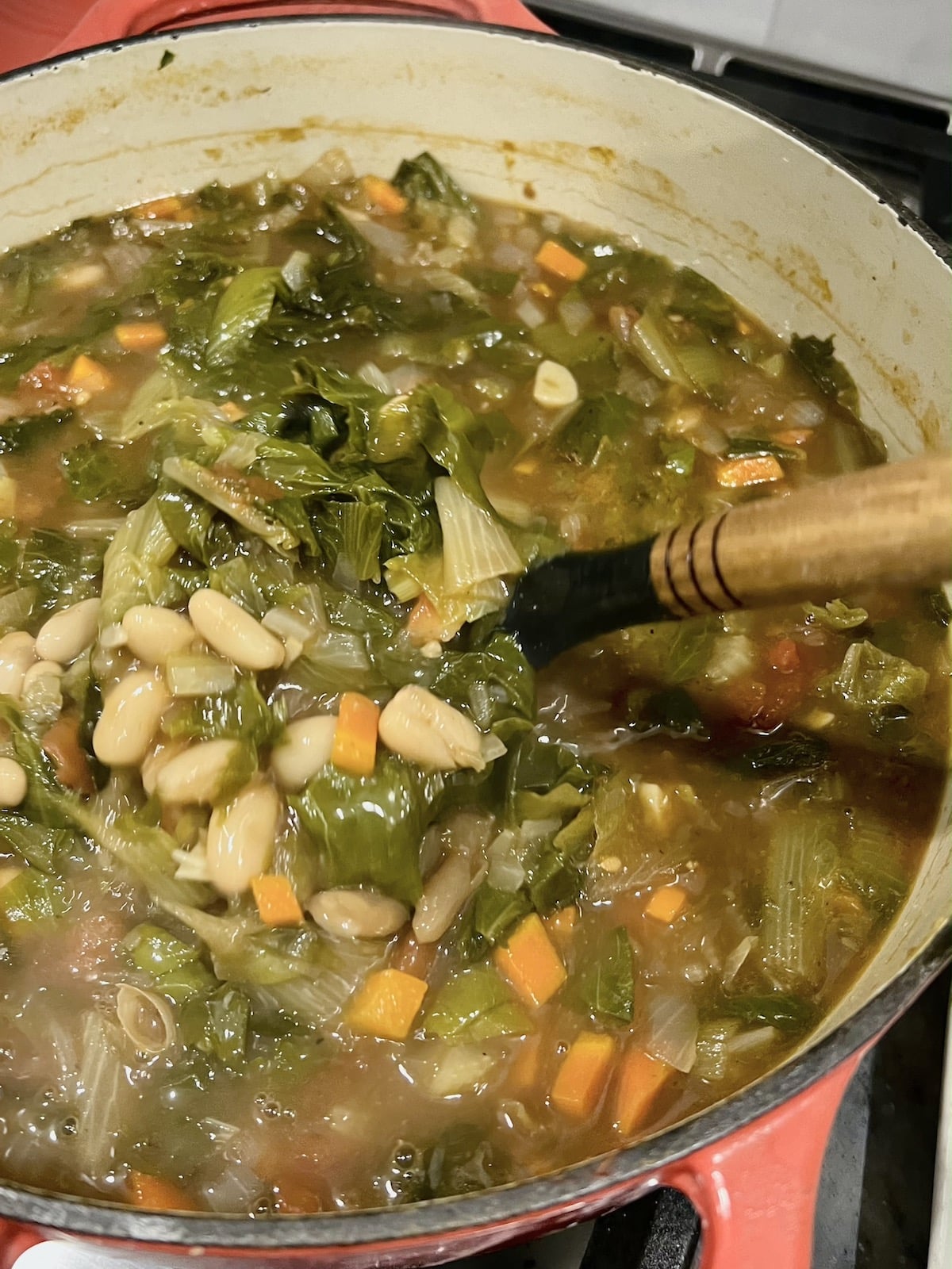 Escarole and White Bean Soup (One Pot) Mangia with Michele