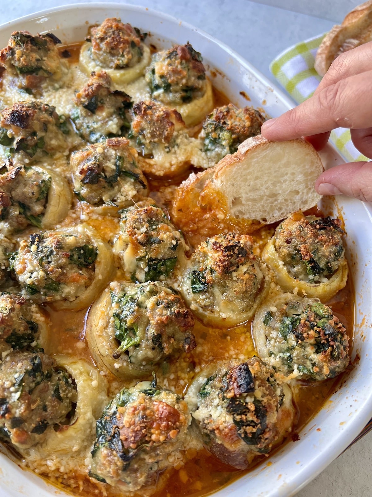 stuffed-artichoke-bottoms-with-sausage-and-cheese-mangia-with-michele